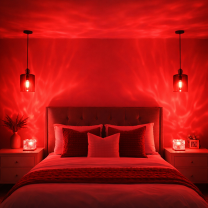 Auravo™ Aurora LED Projector Lamp – 16-Color Northern Lights