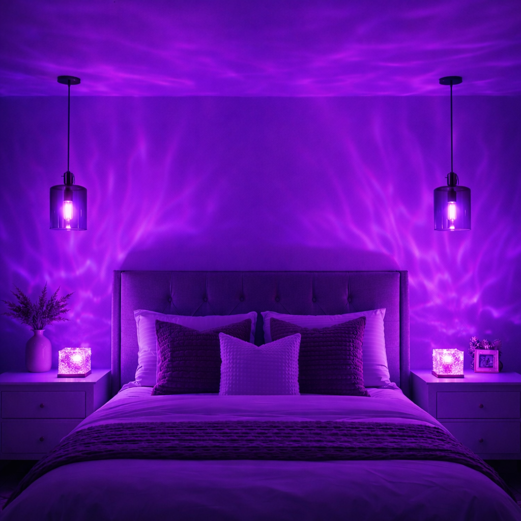 Auravo™ Aurora LED Projector Lamp – 16-Color Northern Lights